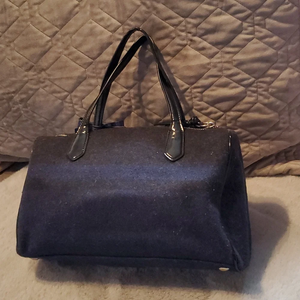 Coach Wool Satchel Hand Bag - Picture 4 of 16